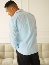 Humphrey Oxford Shirt - Pale Blue-Benson-Over the Rainbow