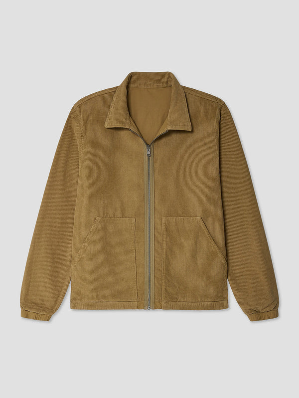 Reversible Corduroy Jacket - Kraft-SAVE KHAKI-Over the Rainbow