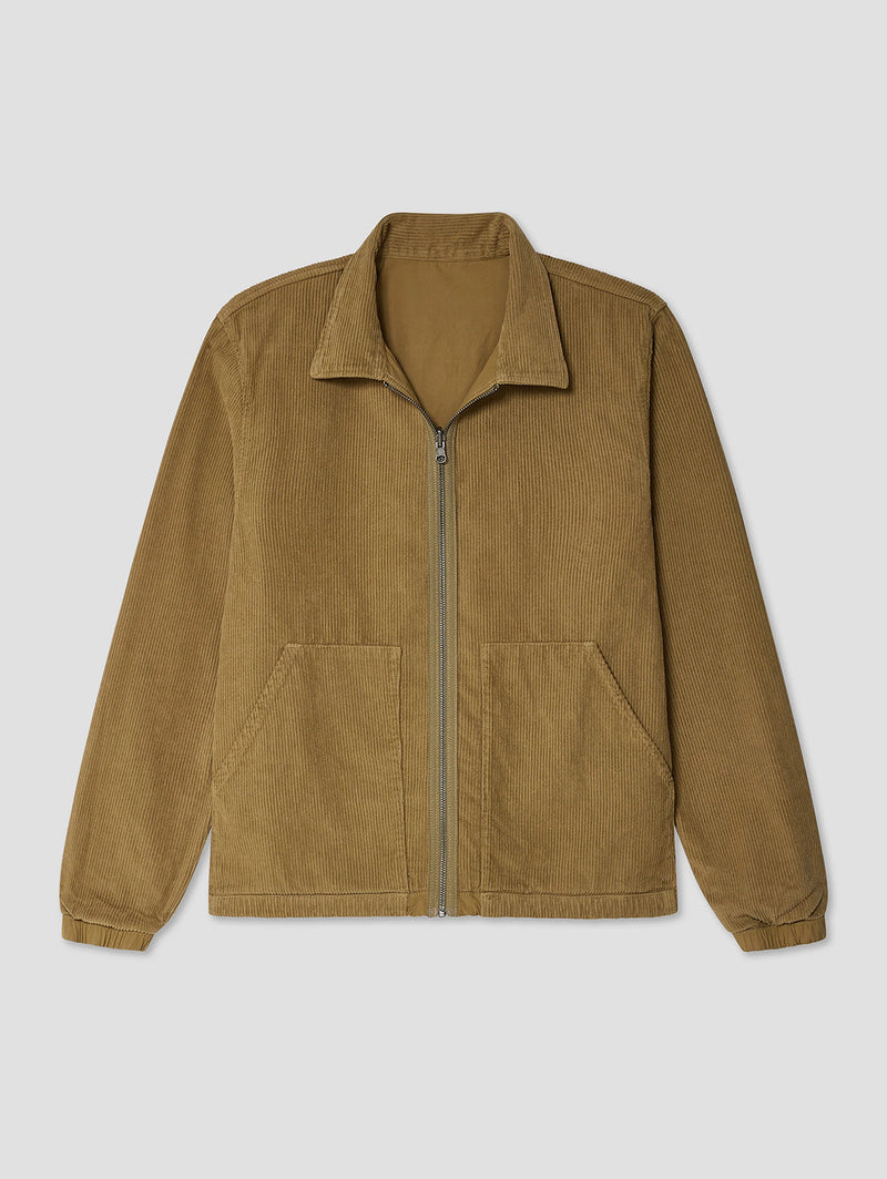 Reversible Corduroy Jacket - Kraft-SAVE KHAKI-Over the Rainbow