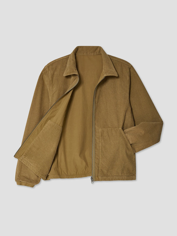 Reversible Corduroy Jacket - Kraft-SAVE KHAKI-Over the Rainbow
