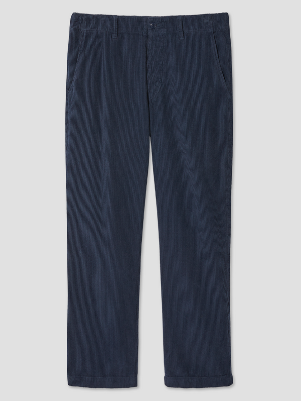Wide Wale Corduroy Hollywood Trouser - Marine-SAVE KHAKI-Over the Rainbow