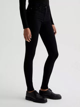 Farrah High Rise Ankle Skinny Jean - Black-AG Jeans-Over the Rainbow