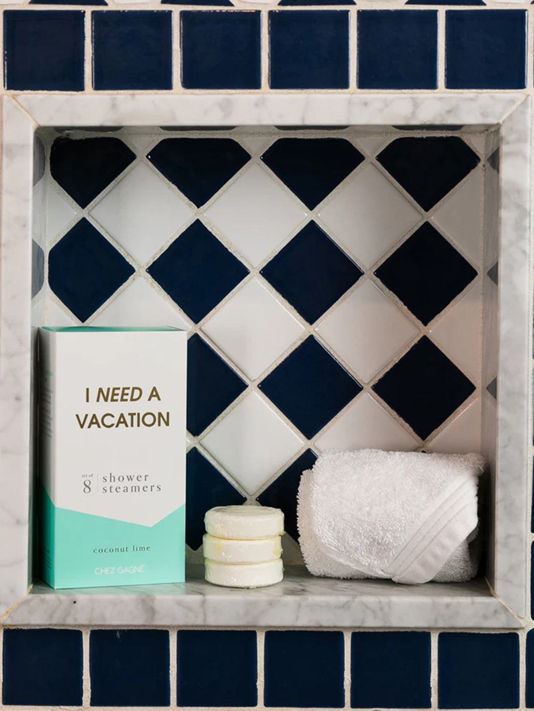I Need A Vacation Shower Steamer Set - Coconut Lime-CHEZ GAGNE LETTERPRESS-Over the Rainbow