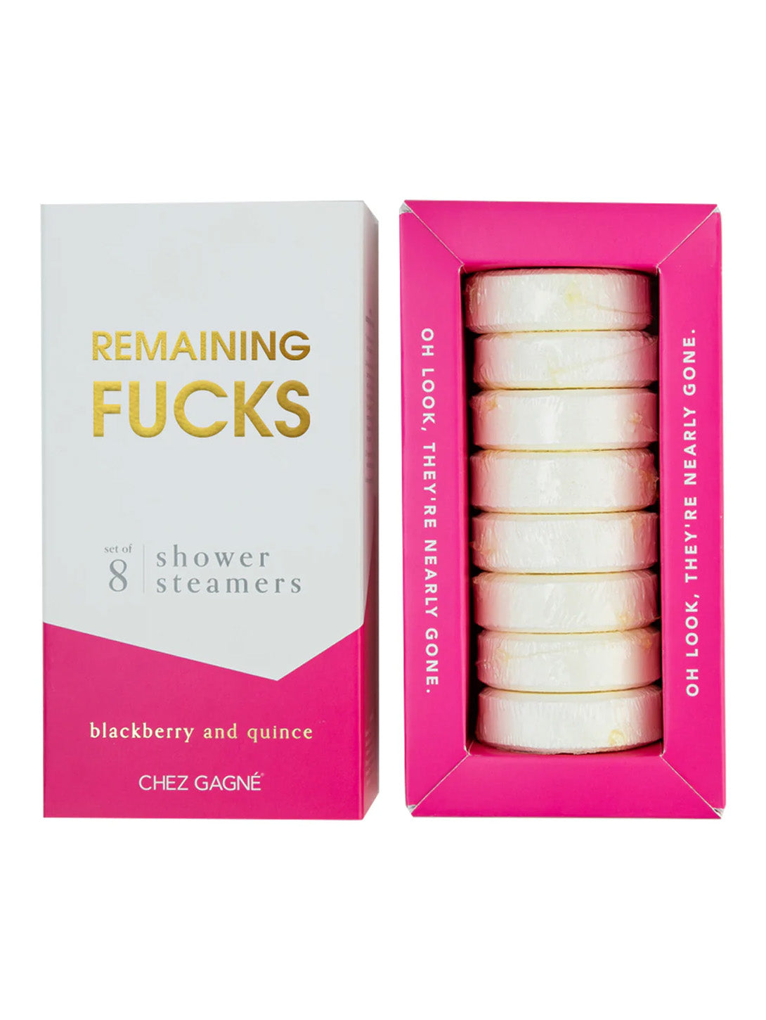 Remaining Fucks - Shower Steamers-CHEZ GAGNE LETTERPRESS-Over the Rainbow