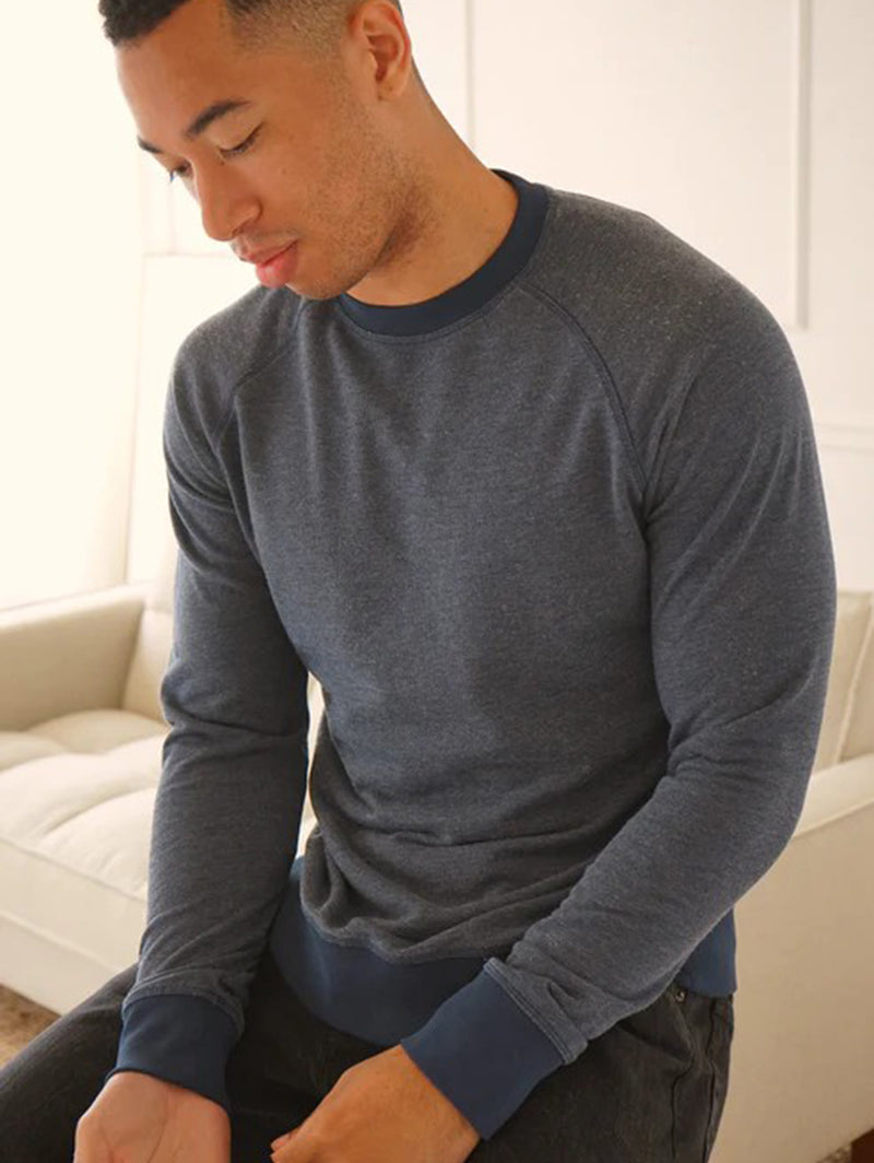 Whistler French Terry Sweatshirt - Navy-Benson-Over the Rainbow