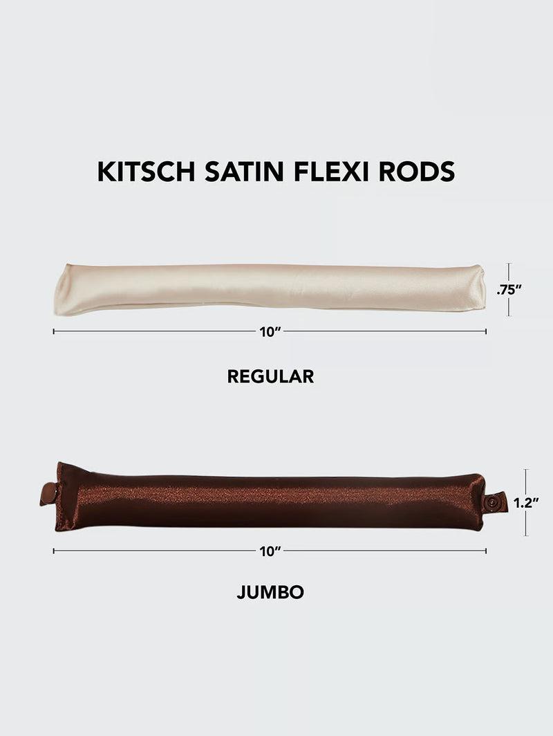 Satin Jumbo Flexi Rods - Rosewood-KITSCH-Over the Rainbow