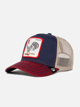 The Cock Trucker Hat - Navy-GOORIN BROTHERS-Over the Rainbow