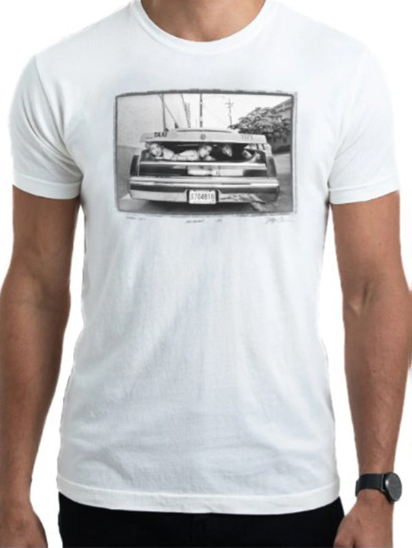 Green Day Tee - Vintage White-CLINCH by GOLDEN GOODS-Over the Rainbow