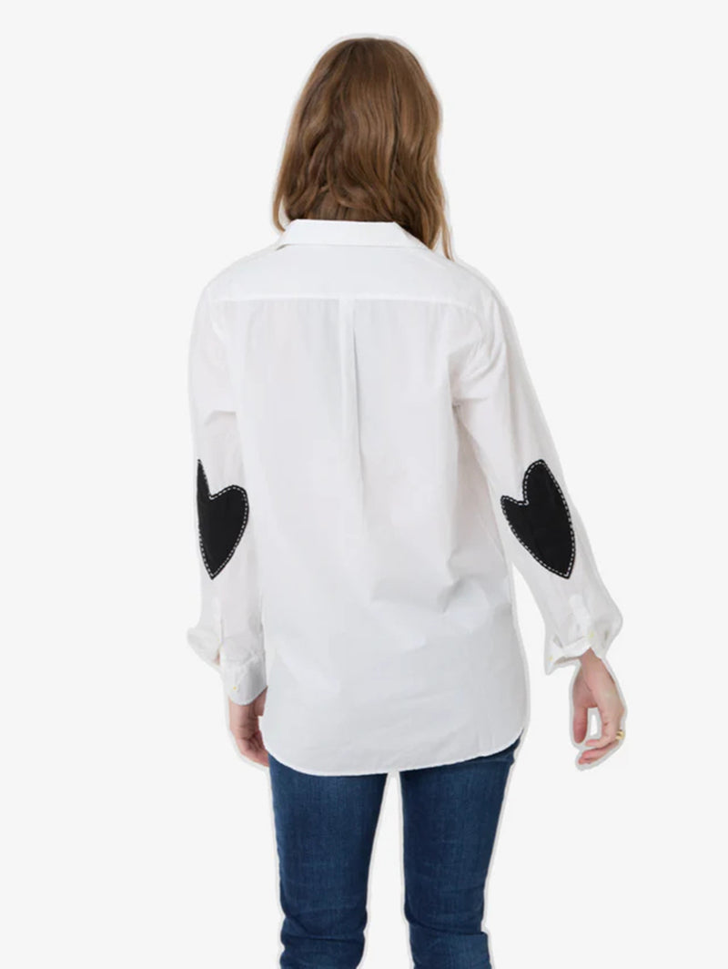 Mia Shirt - White-KERRI ROSENTHAL-Over the Rainbow