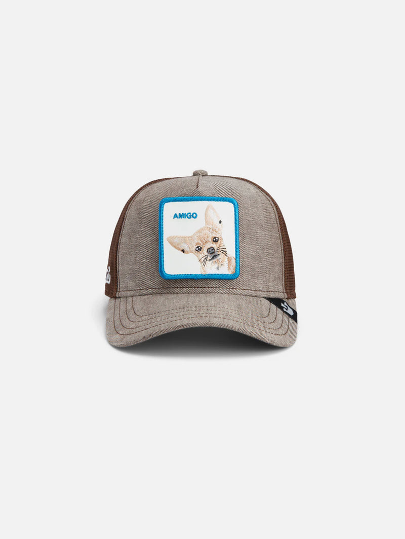 The Suited Friend Hat - Brown