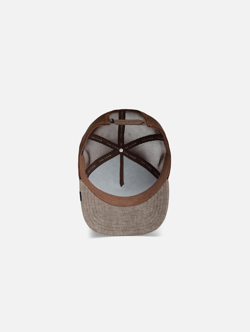 The Suited Friend Hat - Brown