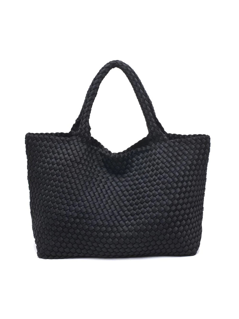 SOL AND SELENE Sky s The Limit Large Tote Black Over The Rainbow Canada Over the Rainbow