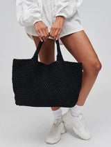 Sky's The Limit Large Tote - Black-SOL + SELENE-Over the Rainbow