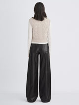 Sofie High Rise Wide Pant - Faux Leather-RAG + BONE-Over the Rainbow