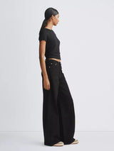 Sofie High-Rise Wide Jean - Black-RAG + BONE-Over the Rainbow