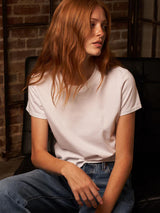 Springsteen Crew Baby Tee-PERFECTWHITETEE-Over the Rainbow