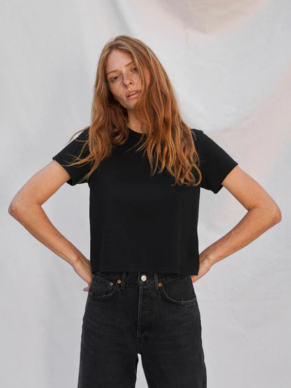 Springsteen Crew Baby Tee-PERFECTWHITETEE-Over the Rainbow