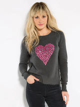 Heart Strong Sweater - Shale-LISA TODD-Over the Rainbow