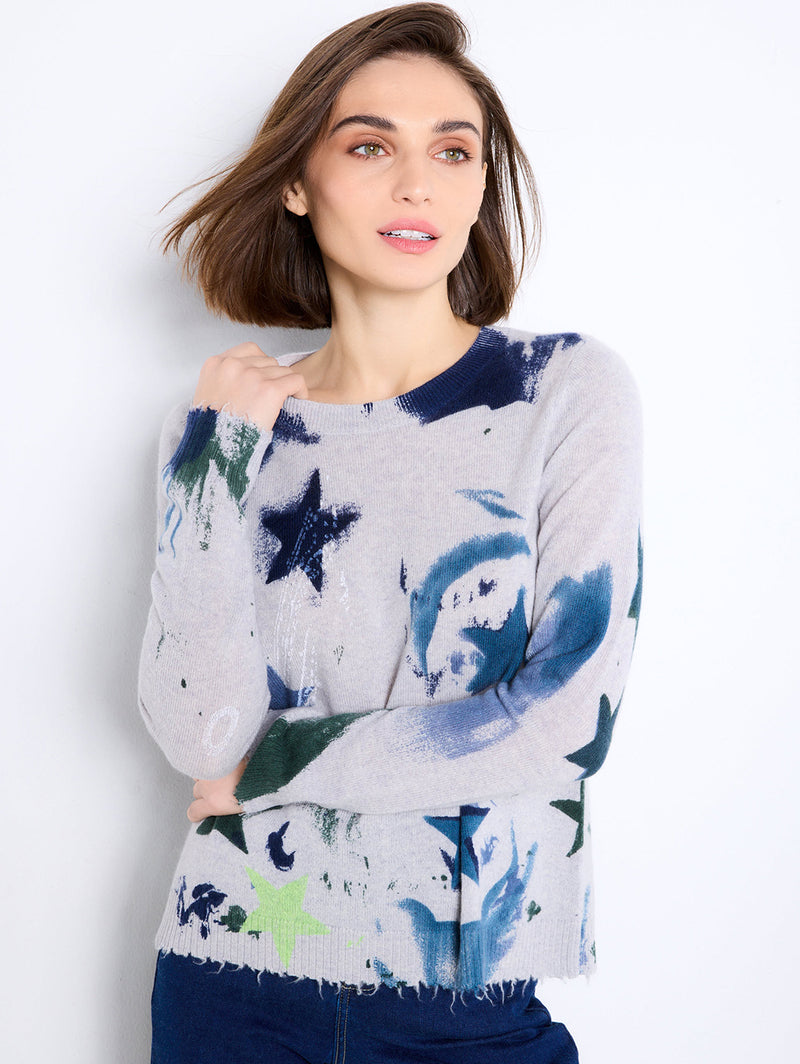 Supernova Sweater - Silver Mist-LISA TODD-Over the Rainbow