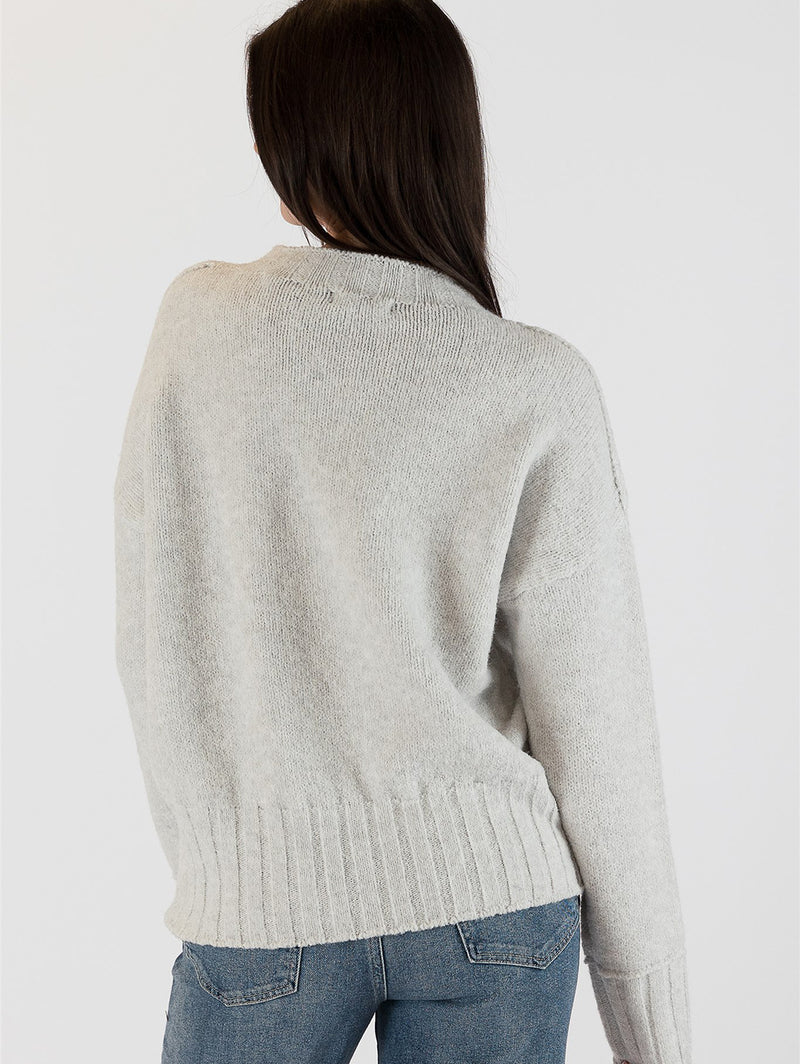 Tanya Crew Sweater-LYLA+LUXE-Over the Rainbow