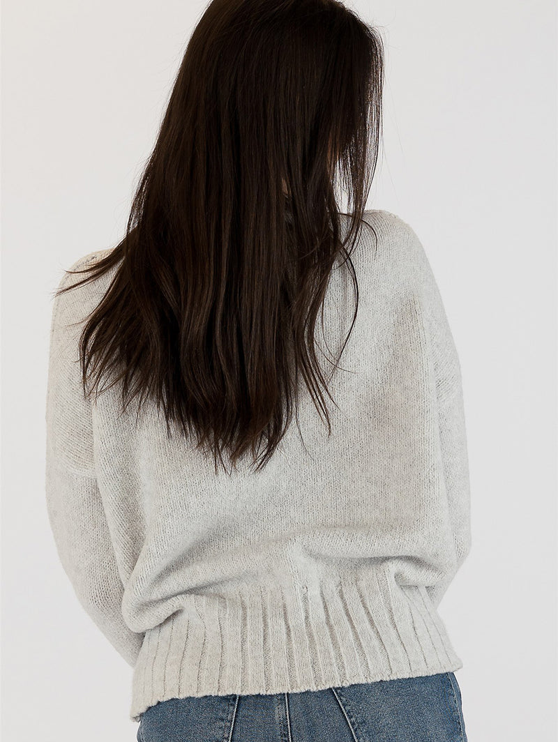 Tanya Crew Sweater-LYLA+LUXE-Over the Rainbow