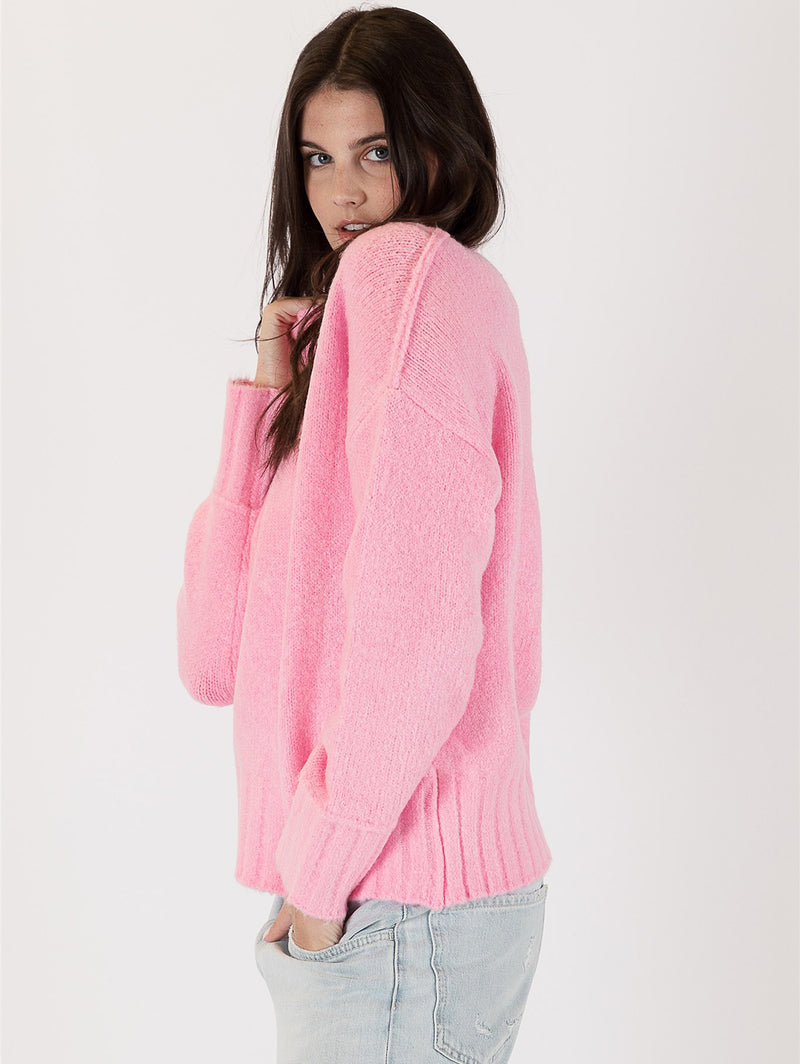 Tanya Crew Sweater-LYLA+LUXE-Over the Rainbow