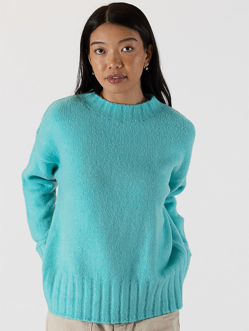 Tanya Crew Sweater-LYLA+LUXE-Over the Rainbow