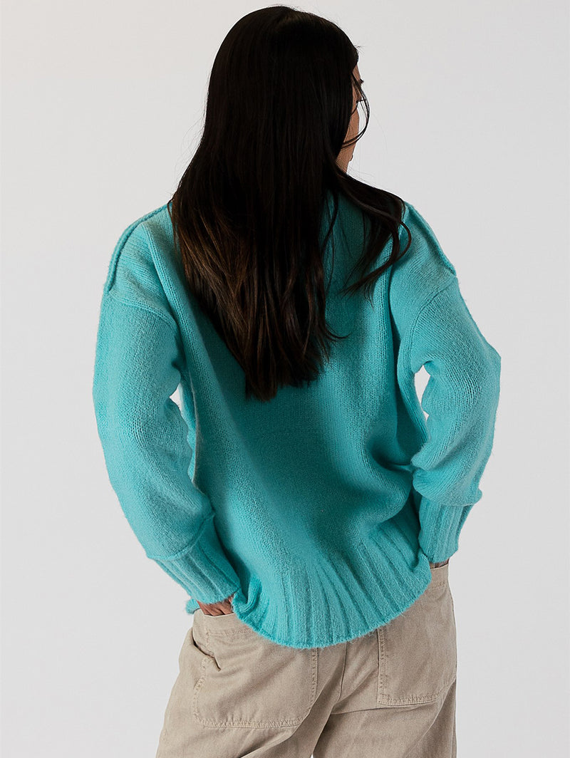 Tanya Crew Sweater-LYLA+LUXE-Over the Rainbow