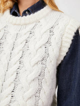 Alexis Sweater Vest - Ivory-Rails-Over the Rainbow
