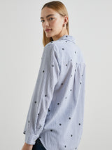 Taylor Shirt - Flocked Daisy-Rails-Over the Rainbow