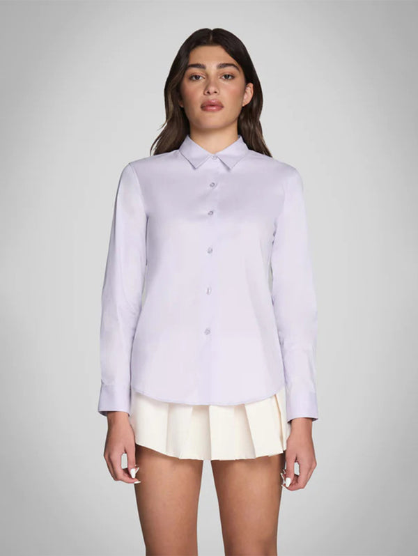 Simply Tailored Stretch Shirt - Lavender Dream-PURE & SIMPLE-Over the Rainbow