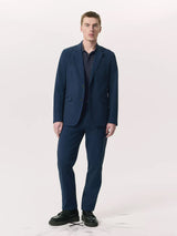 Tapered Nylon Trouser - Navy