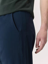 Tapered Nylon Trouser - Navy