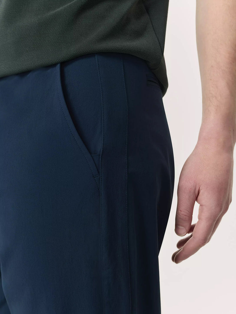 Tapered Nylon Trouser - Navy