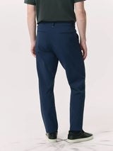 Tapered Nylon Trouser - Navy