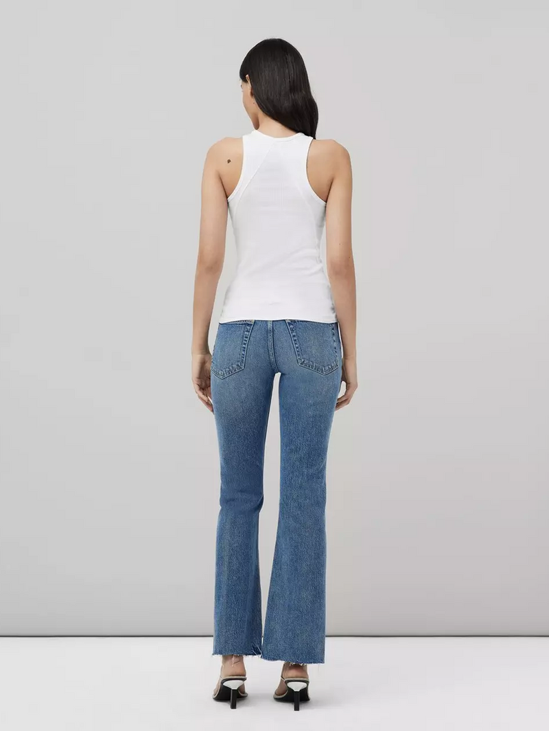 Essential Rib Tank - White-RAG + BONE-Over the Rainbow