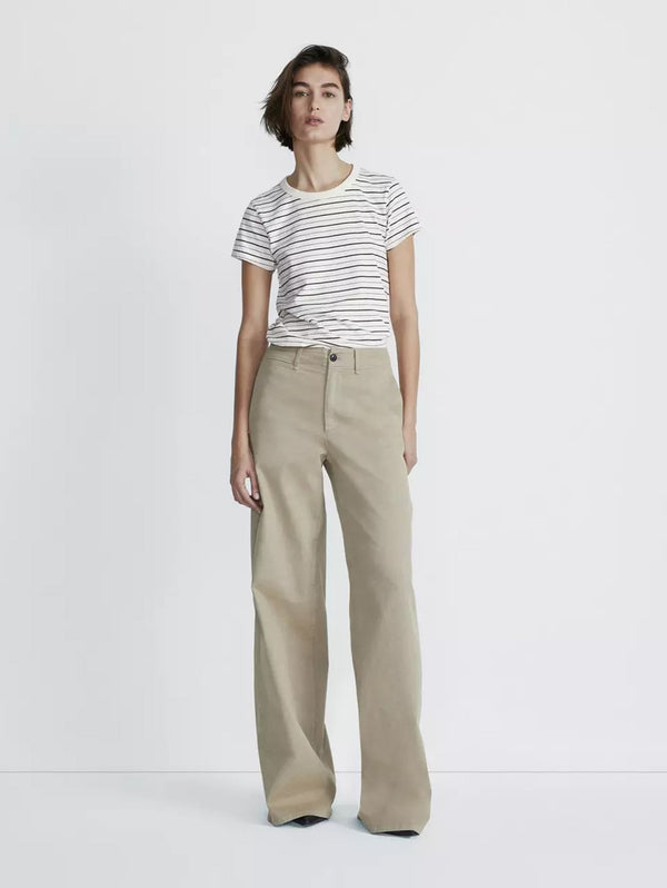 The Slub Tee - Stripe-RAG + BONE-Over the Rainbow