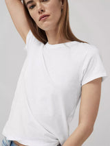 Slub Crew Neck Tee - White-RAG + BONE-Over the Rainbow