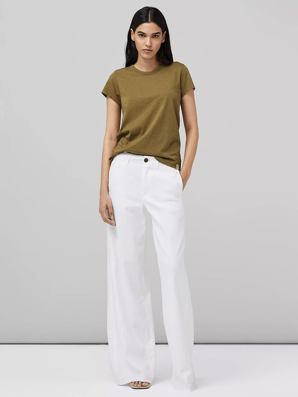 The Slub Tee - Military-RAG + BONE-Over the Rainbow