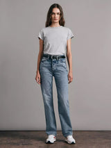 The Slub Tee - Heather Grey-RAG + BONE-Over the Rainbow