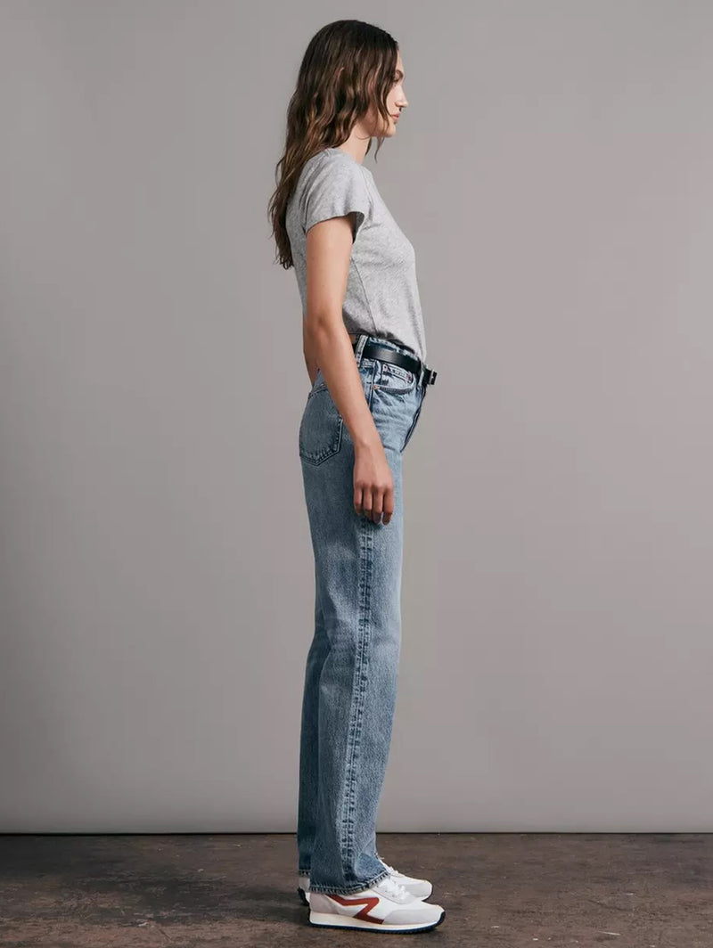 The Slub Tee - Heather Grey-RAG + BONE-Over the Rainbow