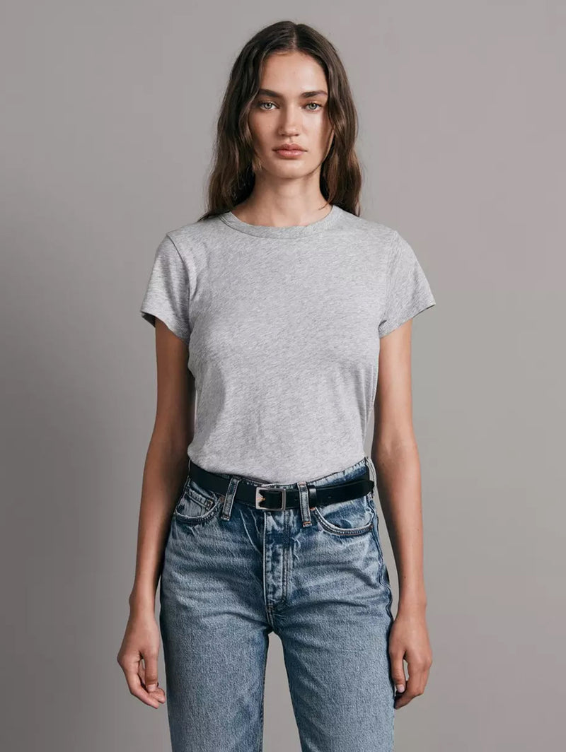 The Slub Tee - Heather Grey-RAG + BONE-Over the Rainbow