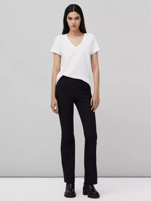 Slub V-Neck Tee - White-RAG + BONE-Over the Rainbow