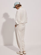 Davidson Sweatshirt - Ivory Marl-VARLEY-Over the Rainbow