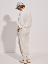 Davidson Sweatshirt - Ivory Marl-VARLEY-Over the Rainbow