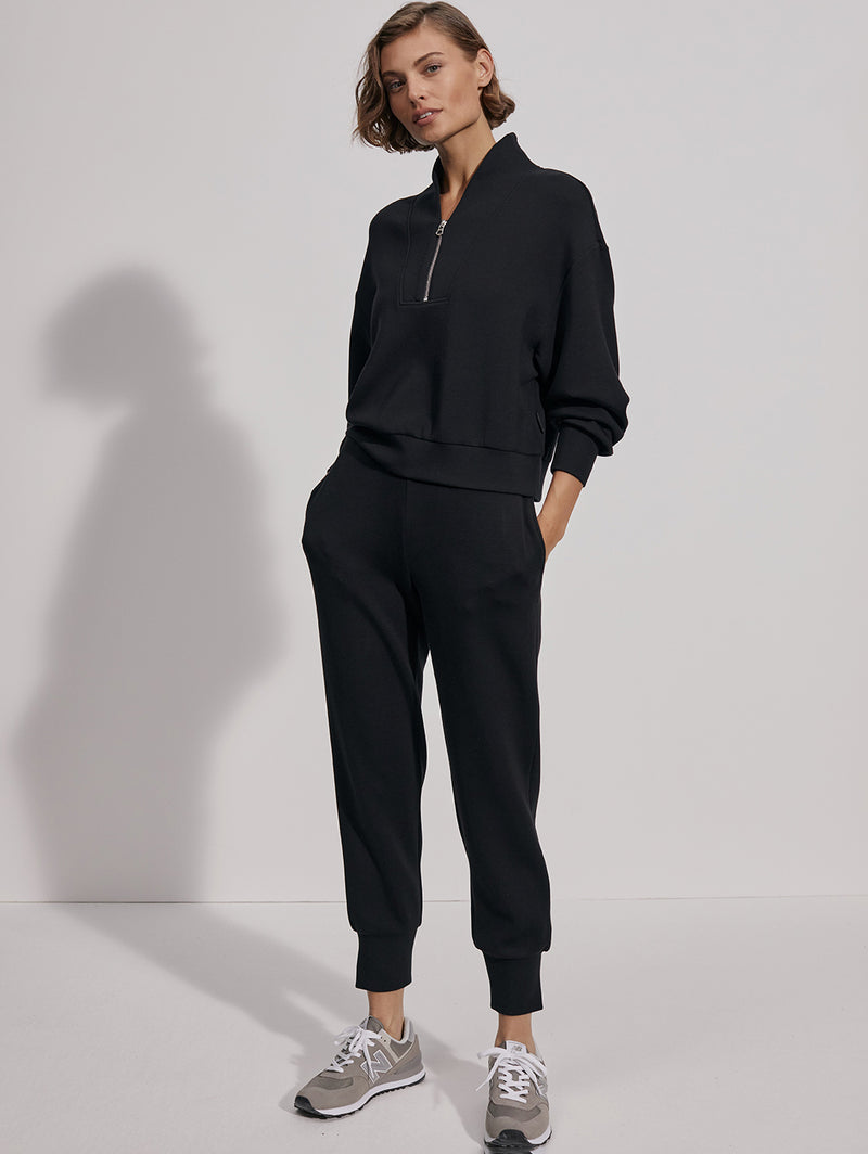 The Slim Cuff Pant 25 - Black-VARLEY-Over the Rainbow