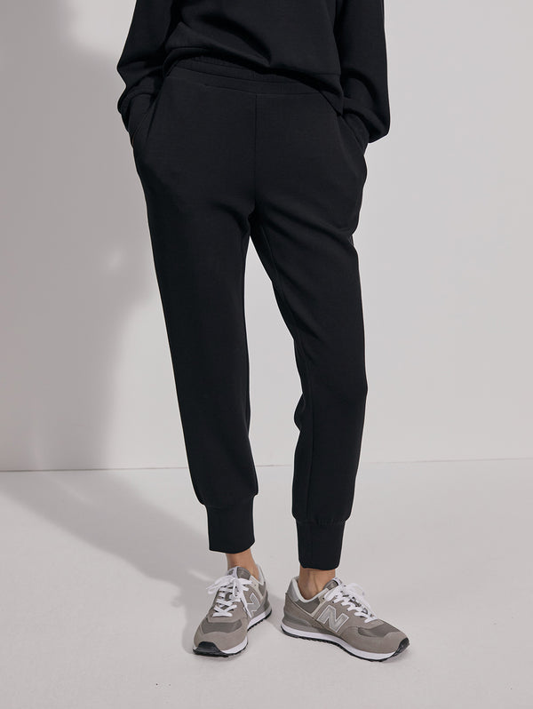 The Slim Cuff Pant 25 - Black-VARLEY-Over the Rainbow