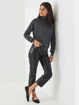 Merino Turtleneck Sweater - Slate-Patrick Assaraf-Over the Rainbow