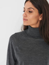 Merino Turtleneck Sweater - Slate-Patrick Assaraf-Over the Rainbow