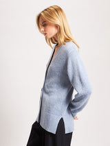 Button Cardigan - Atlantic-Patrick Assaraf-Over the Rainbow